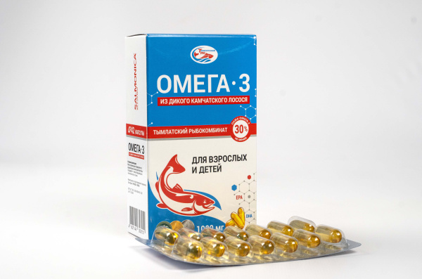 Омега-3 1000мг блистер 42 капсулы
