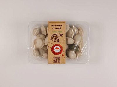 Пельмени рыбные из щуки с/м 500г