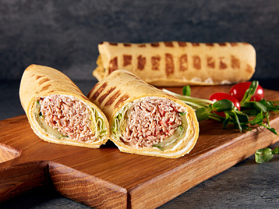 Буррито с крабовым мясом